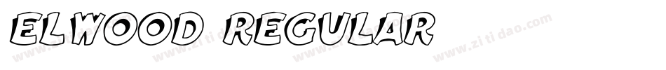 Elwood Regular字体转换